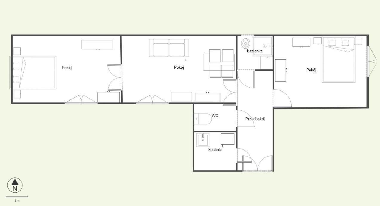 Apartament M15 Lejlighed Kraków Eksteriør billede